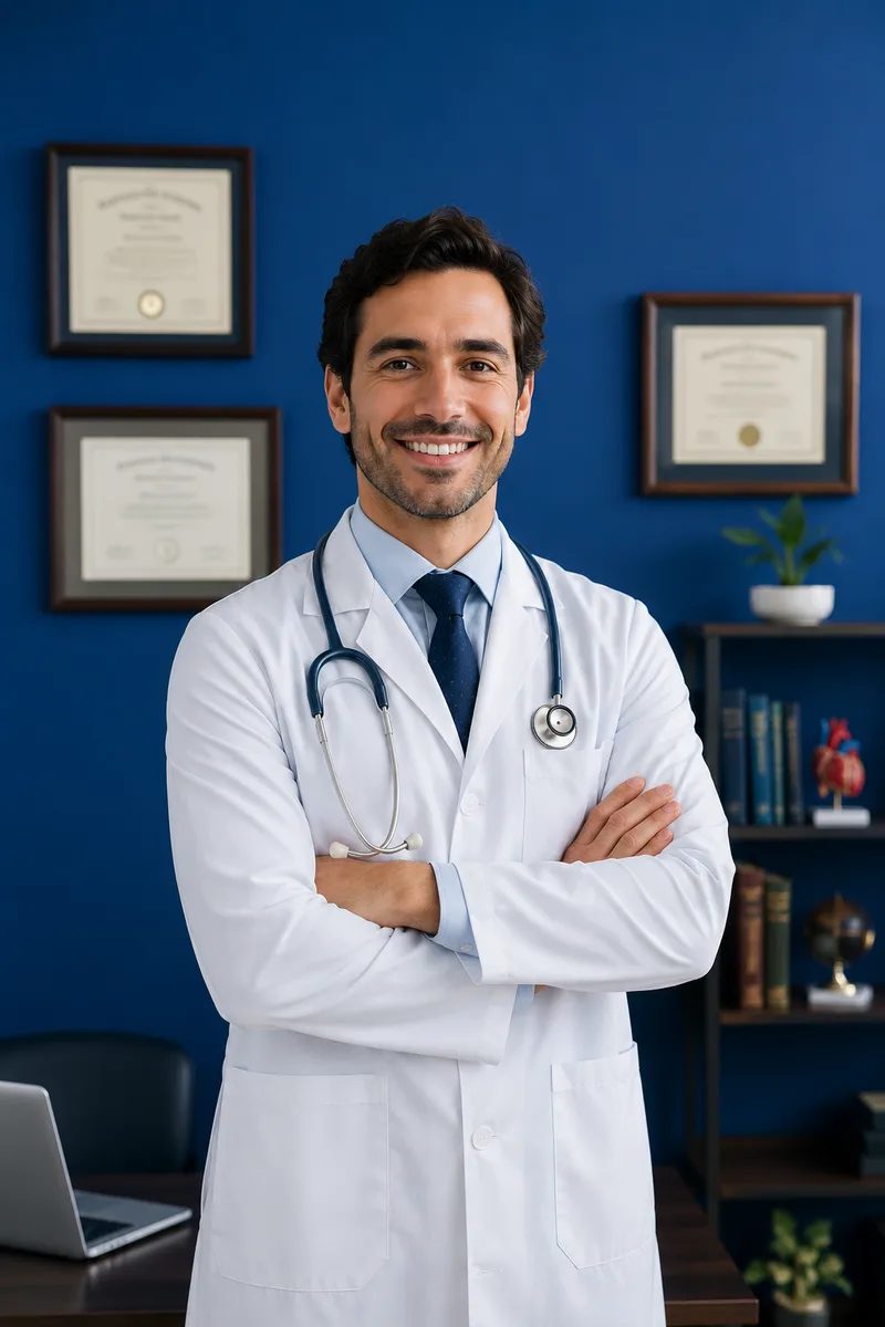 Retrato del Dr. [Nombre]